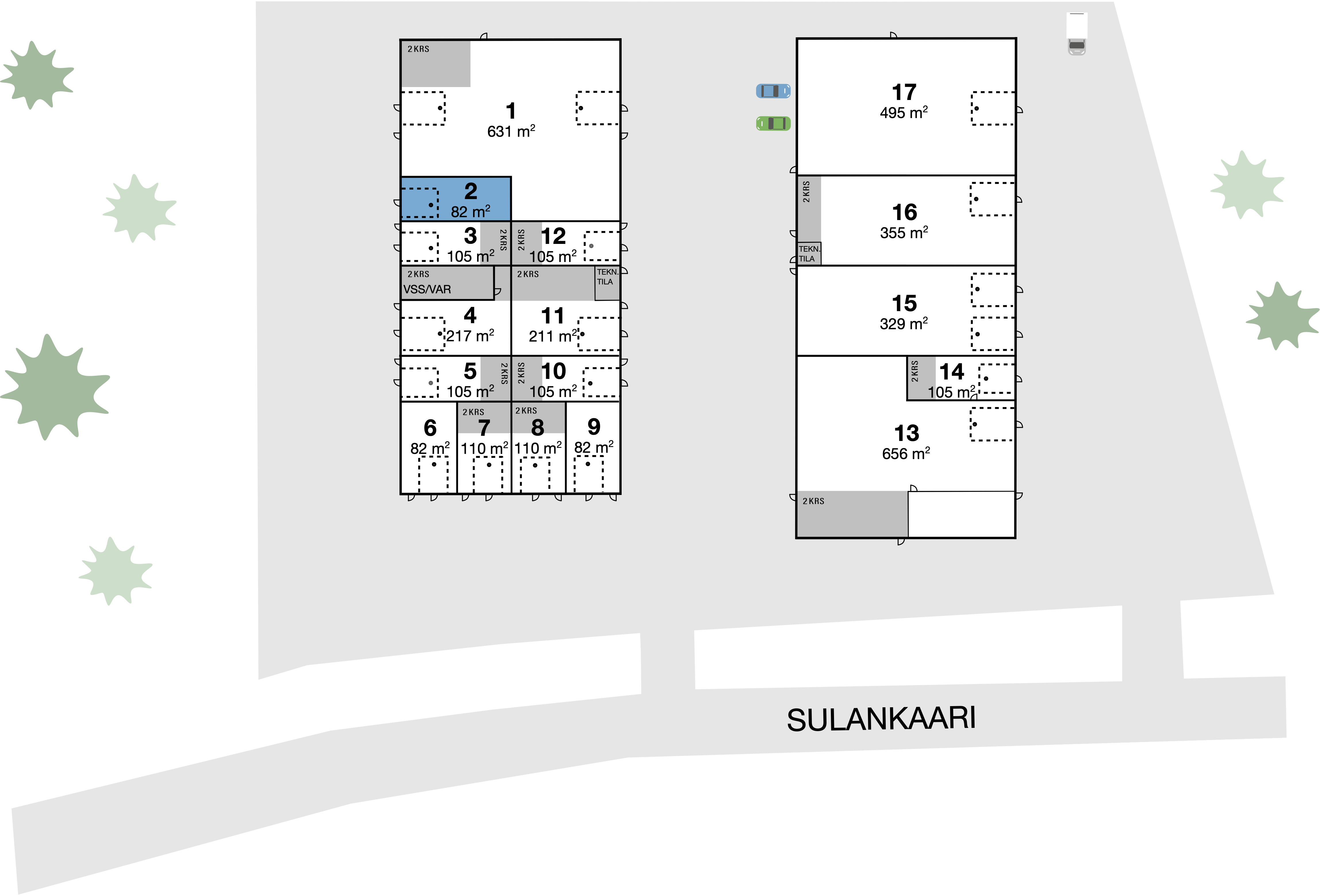 Sulankaari, tila 2